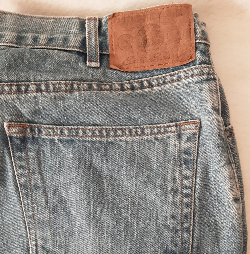 TWO Pair Of Eddie Bauer Classic Blue Denim Jeans - Picture 14 of 15
